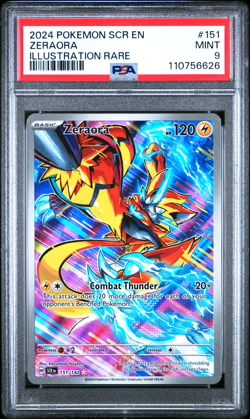 Zeraora 151/142 - Stellar Crown - Pokemon Card - PSA 9 Mint - Image 1