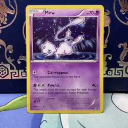 Pokemon Mew TCG Black Star Promos XY192 Holo Promo Card LP + - Image 1