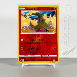Pokemon TCG Card - Salandit 27/159 Reverse Holo Common | 2023 Crown Zenith | LP - Image 1