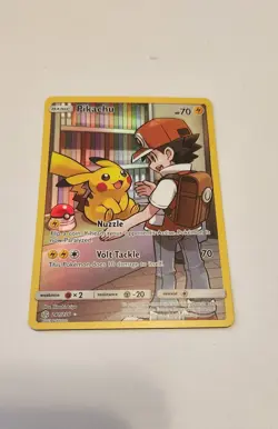 Pikachu Holo Card 241/236 Secret Sm-Cosmic Eclipse Edition NM/LP Condition - Image 1