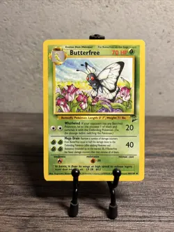 BUTTERFREE - 34/130 - Base Set 2 - Pokemon Card - Fast Shipping-LP/NM!! - Image 1