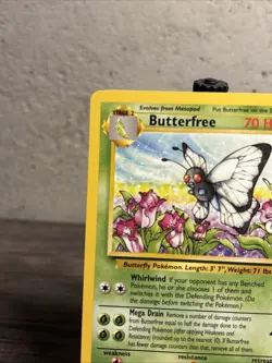 BUTTERFREE - 34/130 - Base Set 2 - Pokemon Card - Fast Shipping-LP/NM!! - Image 2