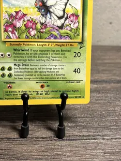 BUTTERFREE - 34/130 - Base Set 2 - Pokemon Card - Fast Shipping-LP/NM!! - Image 5