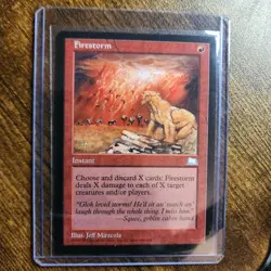 MTG - Magic The Gathering - Weatherlight - FIRESTORM - RARE - NEVER PLAYED - Image 1