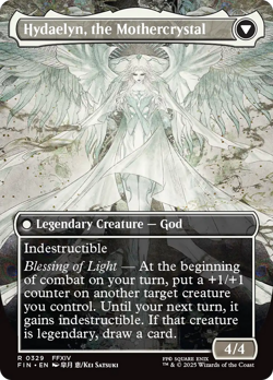 x1 Venat, Heart of Hydaelyn / the Mothercrystal FIN MTG 329 BORDERLESS 1x - Image 2