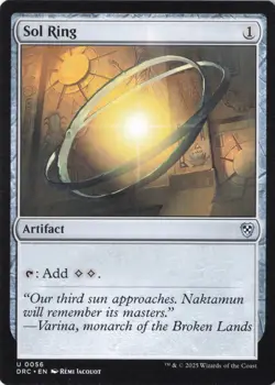 Sol Ring (0056) U Commander: Aetherdrift 56 NM - Image 1