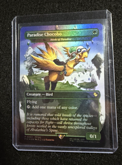 Paradise Chocobo Birds of Paradise (Borderless) (Foil) FINAL FANTASY P 0483 MTG - Image 1