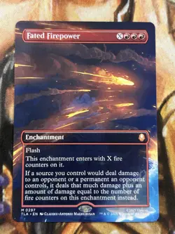 Fated Firepower (Borderless) #0297 MTG Avatar Regular Mythic - NM 🔥 - Image 1