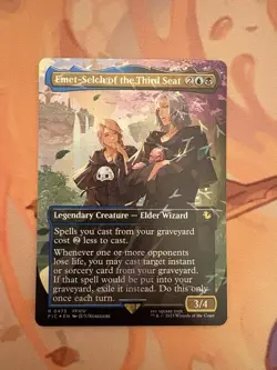 Emet-Selch of the Third Seat (Borderless) (Chocobo Track Foil) FIC 0473 - Image 1