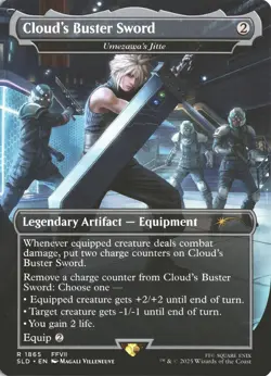 MTG Cloud's Buster Sword (1865) *Non-Foil* Secret Lair: Final Fantasy MT/NM - Image 1