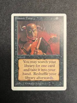 Magic The Gathering Demonic Tutor Unlimited MP - Image 1