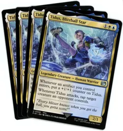 x4 Tidus, Blitzball Star - 0246 - Final Fantasy - MTG - NM/M - Image 1