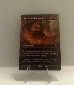 1x Rite of the Dragoncaller - Borderless Light Play MTG Magic - Kid Icarus - - Image 1