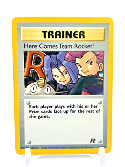 Pokemon Here Comes Team Rocket! 15/82 Team Rocket Holo NM/LP - Image 1
