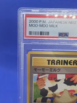Japanese VTG Pokemon Neo Gold Silver To A New World Banned Moo-Moo Milk PSA 10 - Image 3