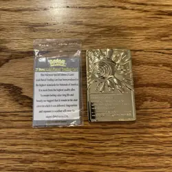 Poliwhirl - Pokemon 23k Gold Plated Trading Card Burger King Promo 1999 Nintendo - Image 2