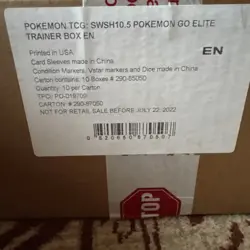 Pokemon TCG: Pokemon Go Factory Sealed Elite Trainer Box X10 Sealed Case - Image 4