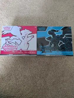 Pokemon Center White Flare and Black Bolt Elite Trainer Box ETB Bundle Sealed - Image 1