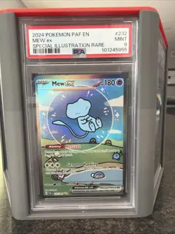 Pokemon Mew EX 232/091 PSA 9 Mint Paldean Fates Bubble Mew Sir 2024 SV PAF - Image 1