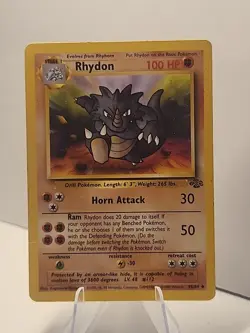 Rhydon 45/64 Jungle Regular Pokemon TCG HP Vintage - Image 1
