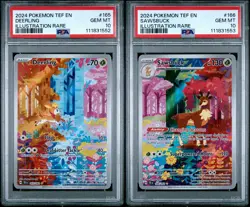 PSA 10 SEQUENTIAL Deerling 165/162 & Sawsbuck 166/162 Pokemon Temporal Forces - Image 1
