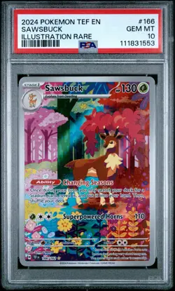 PSA 10 SEQUENTIAL Deerling 165/162 & Sawsbuck 166/162 Pokemon Temporal Forces - Image 4