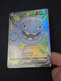 Steelix V (Full Art) 176/185 Swsh04: Vivid Voltage Ultra Rare Holo Pokemon NM - Image 2