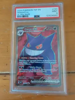 Pokemon TCG Gengar Ex Full Art Holo Ultra Rare PSA 9 - Image 1