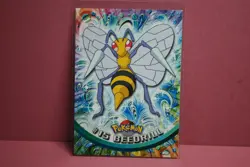 Topps Pokemon TV Animation #15 Beedrill Series 1 - 1999 Nr Mint To Mint Red Logo - Image 1
