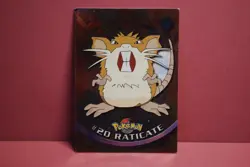 Topps Pokemon TV Animation Edition Series 1 #20 Raticate Foil Light Play - Image 2