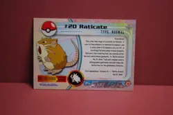 Topps Pokemon TV Animation Edition Series 1 #20 Raticate Foil Light Play - Image 4