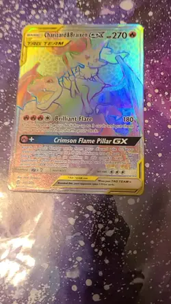 Pokemon 2019 Sun & Moon Cosmic Eclipse Charizard Braixen Tag Team GX #251/236 - Image 2
