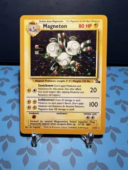 Magneton Holo Rare 11/62 - Pokemon - Fossil Unlimited NM / LP - Image 1