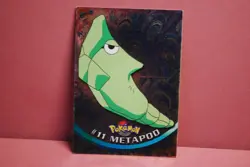 Topps Pokemon TV Animation Edition Series 1 #11 Metapod Foil Light Play - Image 1