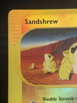 2003 Pokemon TCG Sandshrew Skyridge 92/144 Reverse Holo NM - Image 2