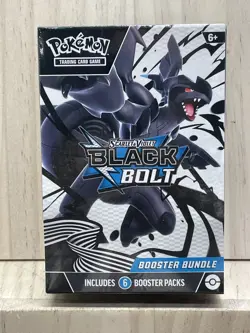 Pokemon TCG: Scarlet & Violet Black Bolt Booster Bundle In Hand Factory Sealed - Image 1