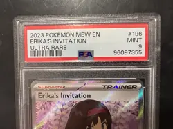 Pokemon TCG Erika's Invitation Full Art 196/165 Scarlet & Violet 151 PSA 9 - Image 2
