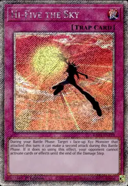 Hi-Five The Sky - Platinum Secret Rare 1st Edition RA04-EN239 - NM - YuGiOh - Image 1