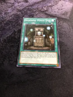 Yugioh Spell Card Shinobird Power Spot MP17-EN214 1st Edition Common - Image 1