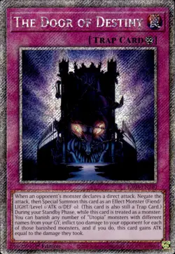 The Door Of Destiny - Platinum Secret Rare 1st Edition RA04-EN240 - NM - YuGiOh - Image 1
