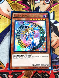 Dark Magician Girl ygld-enb03 Unltd Ed (LP) Ultra Rare Yu-Gi-Oh! - Image 1