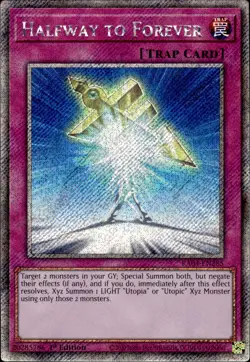 Halfway To Forever - Platinum Secret Rare 1st Edition RA04-EN285 - NM - YuGiOh - Image 1