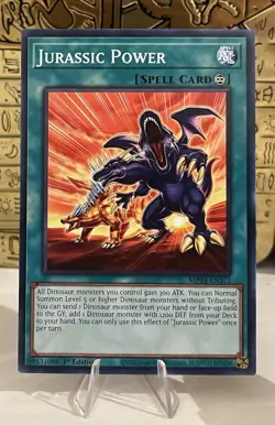 YuGiOh! - Jurassic Power MP24-EN373 Common 1st Edition Near Mint - Image 1