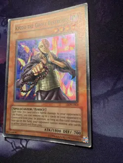 Damaged Yugioh TCG LON-062 Kycoo The Ghost Destroyer Super Rare Unlimited - Image 3