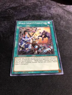 Yugioh! World Legacy's Corruption - MP19-EN037 - Common - 1st Edition Near Mint, - Image 1
