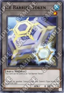 Yugioh! LP Ice Barrier Token - OP17-EN026 - Super Rare - Unlimited Edition Light - Image 1