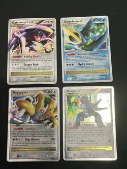 Pokemon Level x Cards Lot Of 4 - MP To HP - Image 1