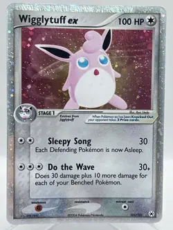 Wigglytuff ex 101/101 EX Hidden Legends Holo Ultra Rare 2004 Pokemon TCG Card - Image 1
