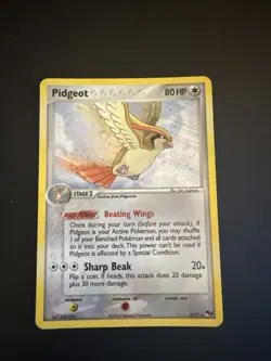 Pokemon TCG Pidgeot 2/17 Holo Rare Pop Series 2 Promo Card 2005 - Image 1