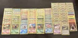 Mostly LP(Unlimited) COMPLETE Pokemon GYM HEROES Set 90-Card UNCOMMON/COMMON - Image 1